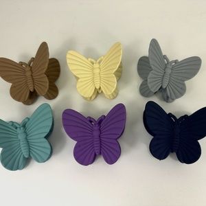 Beat the Heatwave!!! Set of 6 Butterfly Hair Clips